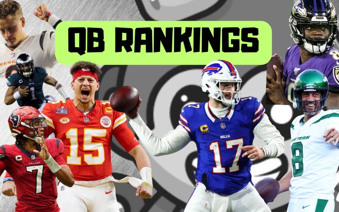 QB RANKINGS(UPDATED 9-1)