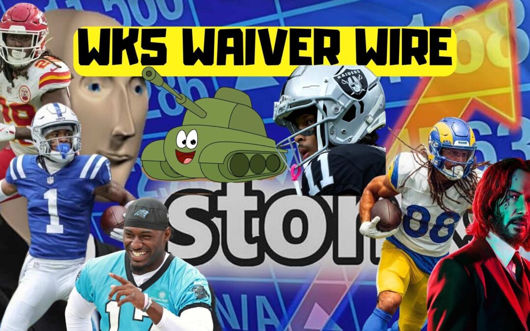 WK5 WAIVER WIRE ADDS