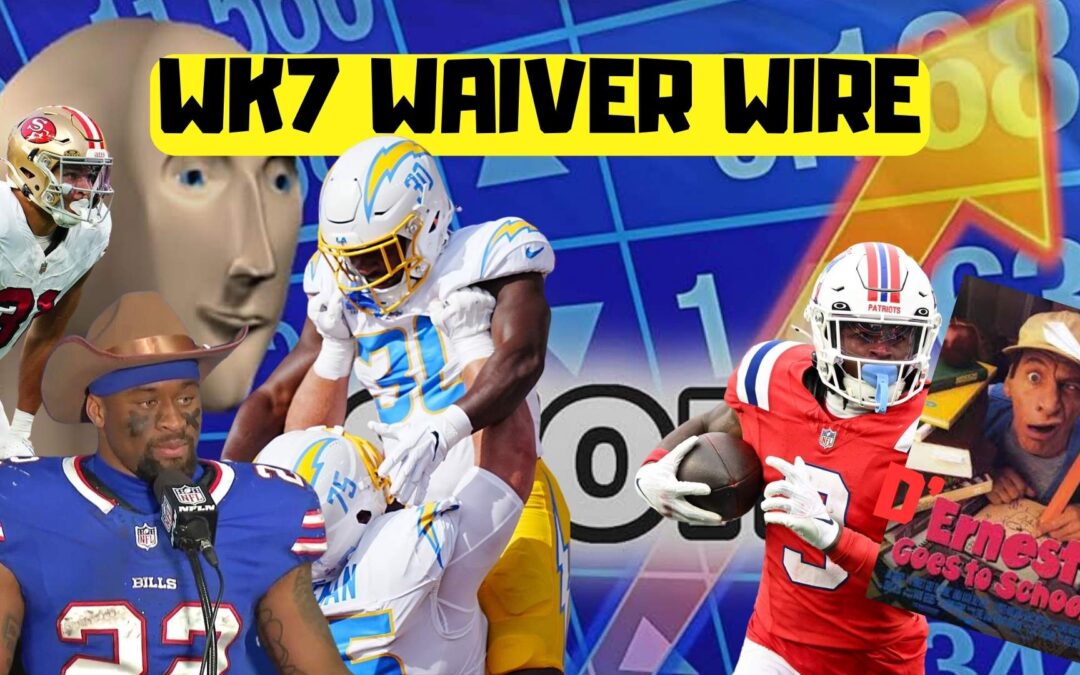 WEEK 7 WAIVER WIRE