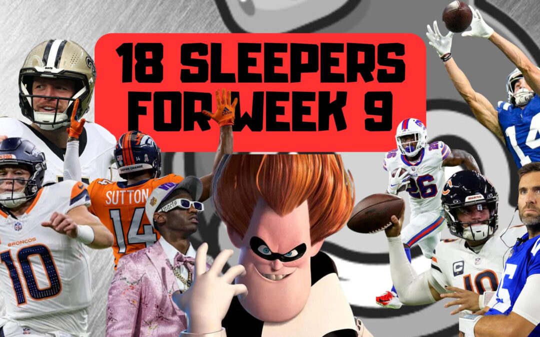 Bo Nix, Taysom Hill: 18 Sleepers for WK9