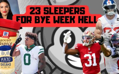 McCormick & 23 Sleepers for BYE WEEK HELL